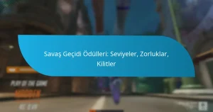 Savaş Geçidi Ödülleri: Seviyeler, Zorluklar, Kilitler